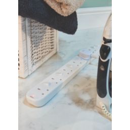 Masterplug 13A 6-Gang Switched  Extension Lead  2m