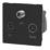 LAP  Triplex Modular Multimedia Socket Black