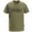 Snickers 2590 Logo Short Sleeve T-Shirt Khaki Green Small 36" Chest