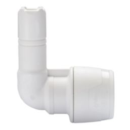 Hep2O  Plastic Push-Fit Equal 90° Keyless Stem Elbow 15mm