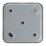 Contactum   13A 1-Gang DP Switched Metal Clad Socket  with White Inserts