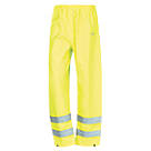 Site Huske Hi-Vis Over Trousers Elasticated Waist Yellow Medium 25" W 43" L