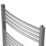 Blyss 700mm x 600mm 859BTU Chrome Curved  Towel Radiator