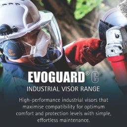 JSP EVOGuard C3 Max Mounted Face Shield Clear