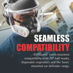 JSP EVOGuard C3 Max Mounted Face Shield Clear