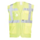 Hi-Vis Multi-Pocket Waistcoat Yellow 2X Large / 3X Large 51 3/4" Chest