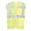 Hi-Vis Multi-Pocket Waistcoat Yellow 2X Large / 3X Large 51 3/4" Chest