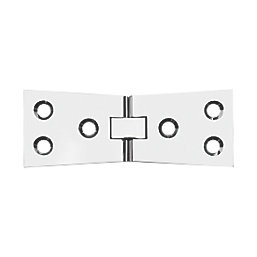 Polished Chrome Counter Flap Hinges 38mm x 102mm 2 Pack