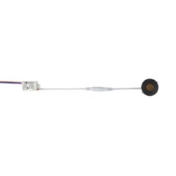 Saxby Vega Round LED Micro Downlights Matt Black 12W 240lm 3 Pack