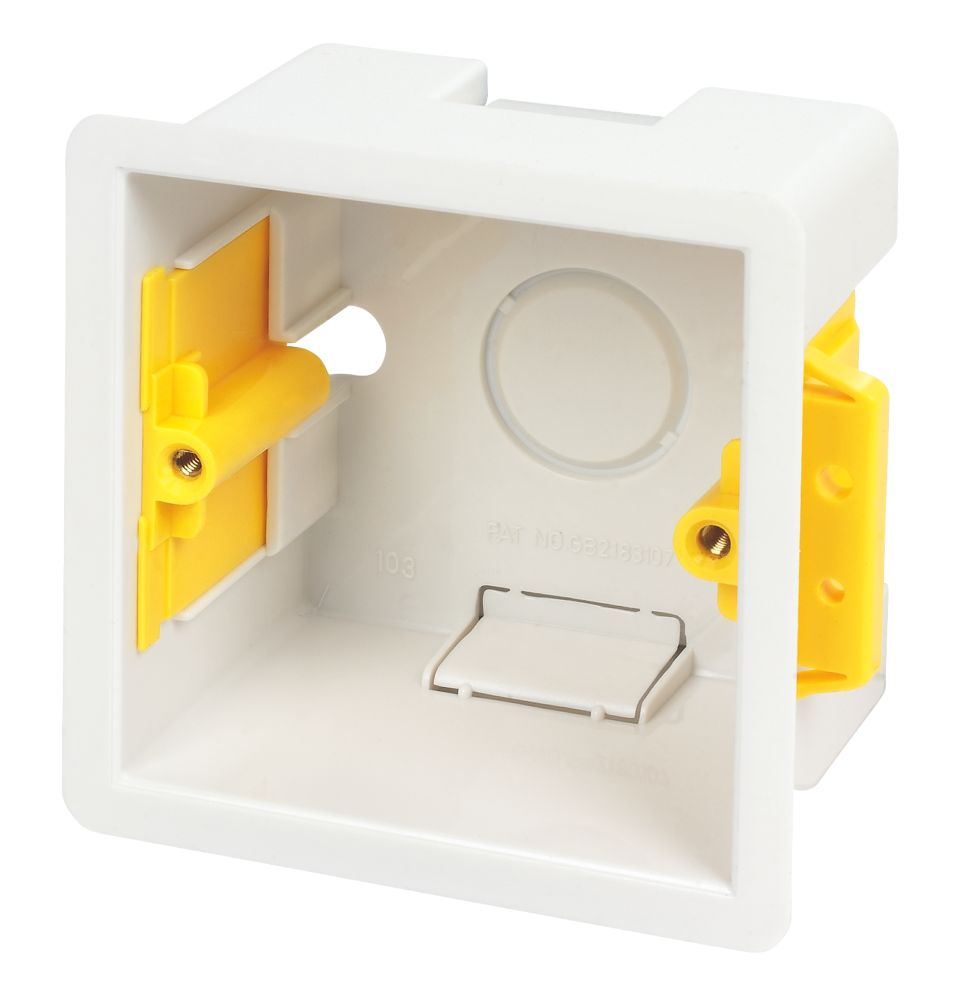 Appleby 1Gang Dry Lining Knockout Box 47mm Screwfix