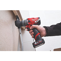 Milwaukee M12 FPDXKIT-602X FUEL 12V 2 x 6.0Ah Li-Ion RedLithium Brushless Cordless 6-in-1 Combi Drill