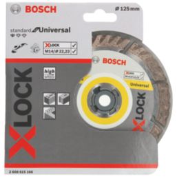Bosch  X-Lock Masonry Diamond Cutting Disc 125mm