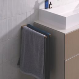 Hansgrohe AddStoris Twin-Handle Towel Holder Brushed Bronze 80mm x 445mm x 32mm