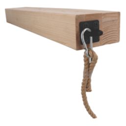 Magnodur Eye Plate Black 38mm x 38mm x 30mm