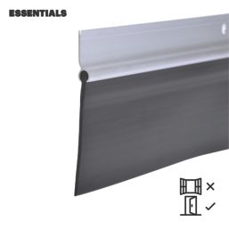 Essentials Garage Door Draft Excluder White 1.25m 2 Pack