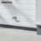 Essentials Garage Door Draft Excluder White 1.25m 2 Pack