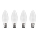 Essentials  B15 Candle LED Light Bulb  250lm 2.2W 4 Pack