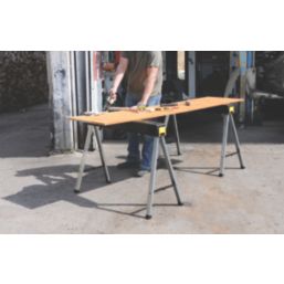 Stanley  Folding Saw Horses 109cm Pair