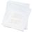 Essentials Shower Curtain & Rings White 1800mm x 1800mm