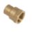 Yorkshire  Brass Solder Ring Adapting Female Coupler 15mm x 1/2"