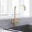 Swirl Divine Tap Brushed Brass