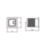 Highlife Bathrooms  Dual-Flush Square Push Button Chrome