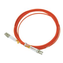 Labgear Duplex Multi Mode Orange LC- LC OM2 LSZH Fibre Optic Cable 5m