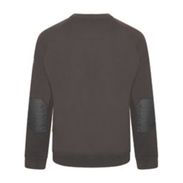 JCB Trade Crew Sweatshirt Black X Large 46-48" Chest