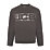 JCB Trade Crew Sweatshirt Black X Large 46-48" Chest