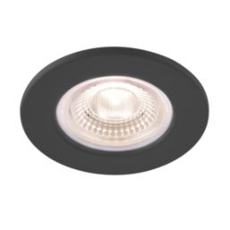 Saxby CosmosEco V3 Fixed  Fire Rated LED Recessed Downlight Black 6W 500lm