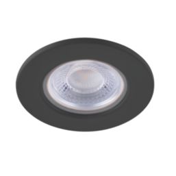 Saxby CosmosEco V3 Fixed  Fire Rated LED Recessed Downlight Black 6W 500lm
