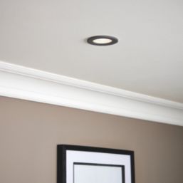 Saxby CosmosEco V3 Fixed  Fire Rated LED Recessed Downlight Black 6W 500lm