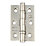 Hafele  Satin Stainless Steel Grade 7 Fire Rated Butt Hinges 76mm x 51mm 2 Pack