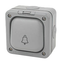 MK  IP66 10A 1-Gang 1-Way Weatherproof Outdoor Bell Switch