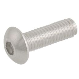 Easyfix Button Head Socket Screws A2 Stainless Steel M5 x 16mm 50 Pack