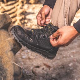 DEWALT Recip 2 Size 10  Black Waterproof Steel Toe Cap Safety Boots