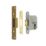 ERA  Polished Brass Euro Sashlock 76mm Case - 56mm Backset