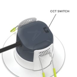 Collingwood H2 Lite Select Fixed  Fire Rated LED Downlight Matt White 5W 600-650lm