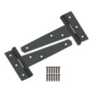 Smith & Locke Black Tee Hinges 152mm 2 Pack