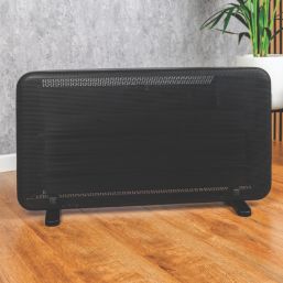 TCP  2000W Electric Portable or Wall-Mounted 2-in-1 Infrared Convection Heater Black