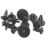 Pearl Consumables Screw Trim Rivets 83 Pieces