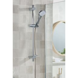 Bristan Sonique Rear-Fed Exposed Chrome Thermostatic Mixer Shower