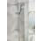 Bristan Sonique Rear-Fed Exposed Chrome Thermostatic Mixer Shower