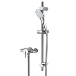Bristan Sonique Rear-Fed Exposed Chrome Thermostatic Mixer Shower