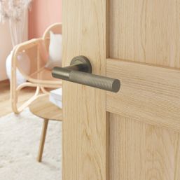 Cooke & Lewis Damgano Lever on Rose Door Handles Pair Antique Brass