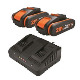 Worx WG183E  40V 2 x 2.0Ah Lithium PowerShare  Cordless Grass Trimmer