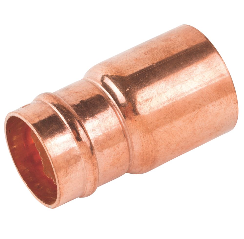 Midbrass Copper Solder Ring Fitting Reducer F 1" x M 3/4" Screwfix