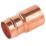 Midbrass  Copper Solder Ring Fitting Reducer F 1" x M 3/4"
