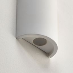 Saxby  LED Plaster Up & Down Wall Light White 4W 460lm