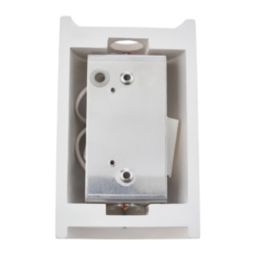 Saxby  LED Plaster Up & Down Wall Light White 4W 460lm